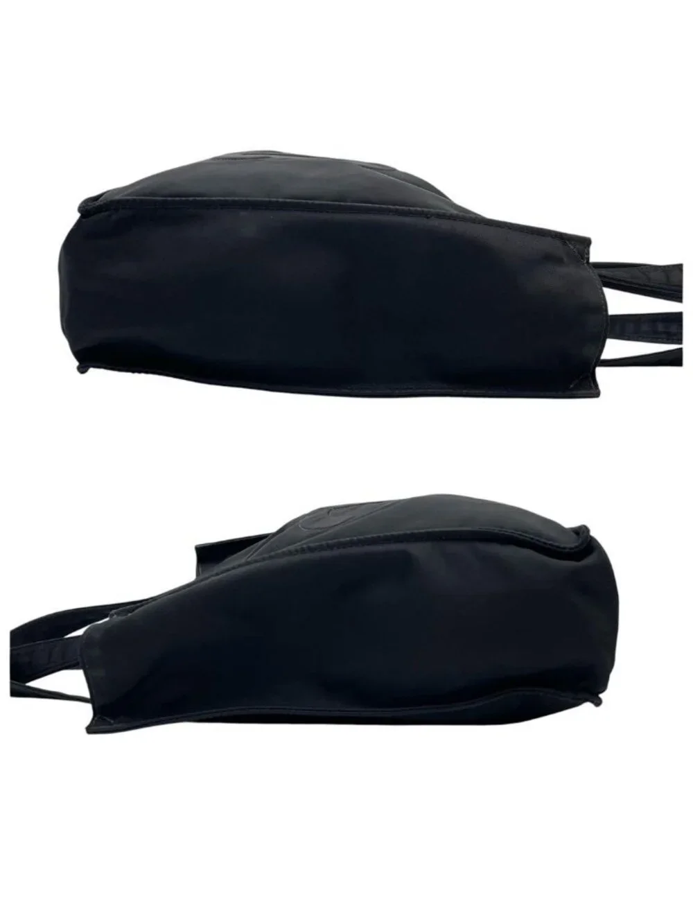 Chanel Nylon CC Logo Hand Tote Black